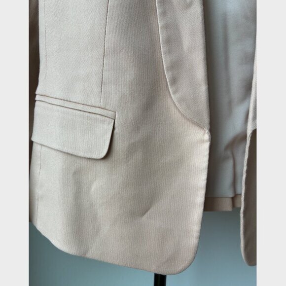 Ann Taylor Tan Petite Blazer - Size 4P - Picture 3 of 8